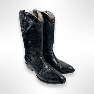 CIRCLE G vintage 80s ostrich leg western boots